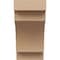 Ekena Millwork 10"W x 10"D x 20"H Wide Mediterranean Rough Cedar Woodgrain TimberThane Corbel, Primed Tan CORUR10X10X20MEDRCPR - alternate 4